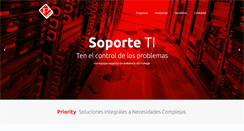 Desktop Screenshot of priority.cl